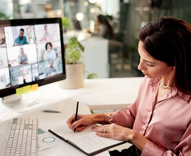 Remote Work Video Conference Meeting