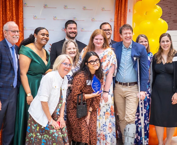 Award Winner Group Photo Fundraiser Event