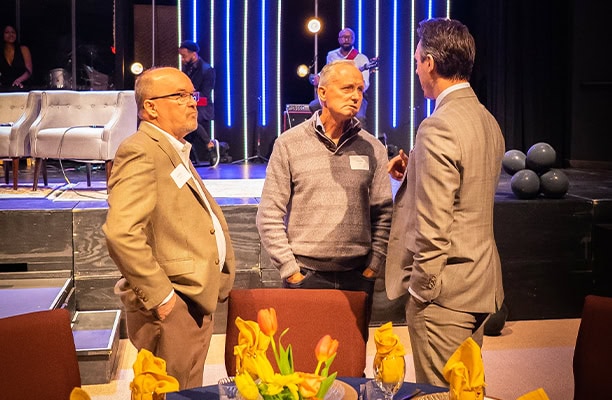 Heart Of A Champion Gala Guests Networking